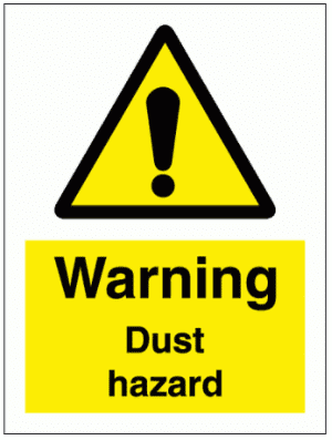 Hazard Sign - Warning Dust Hazard (7551)
