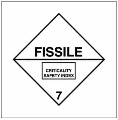 Fissile Class 7 Hazardous Substance Diamond - 2253| The Sign Maker
