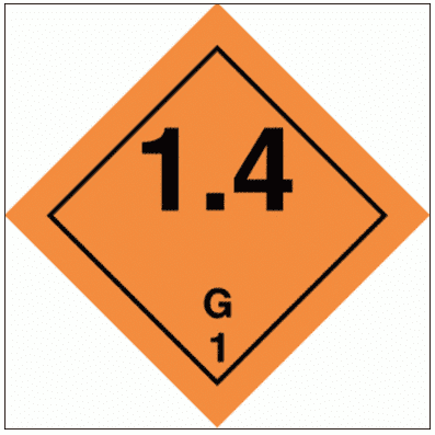 Hazardous Substance Diamond - G Class 1 1.4 (2248)