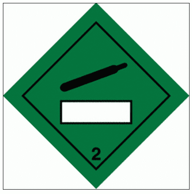 Hazardous Substance Diamond - IMDG Non-Flammable Compressed Gas Class 2  (2233)