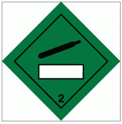 Hazardous Substance Diamond - IMDG Non-Flammable Compressed Gas Class 2 (2233)