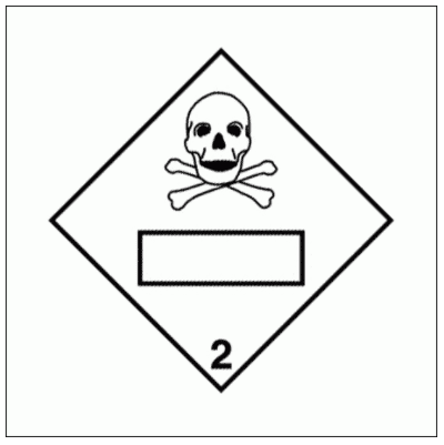 Hazardous Substance Diamond - IMDG Toxic Gas Class 2 (2234)