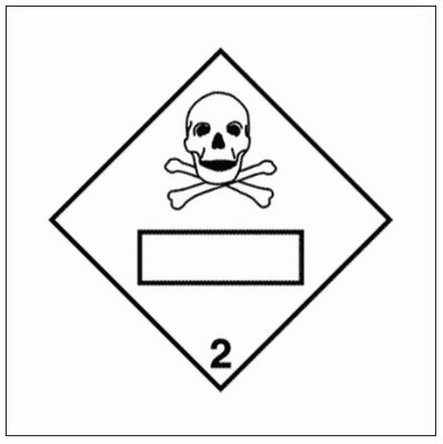Hazardous Substance Diamond - IMDG Toxic Gas Class 2 (2234)
