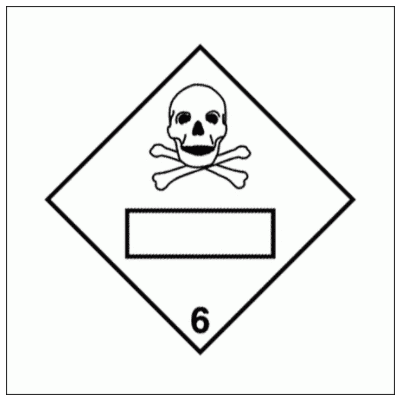Hazardous Substance Diamond - IMDG Toxic Gas Class 6 (2240)