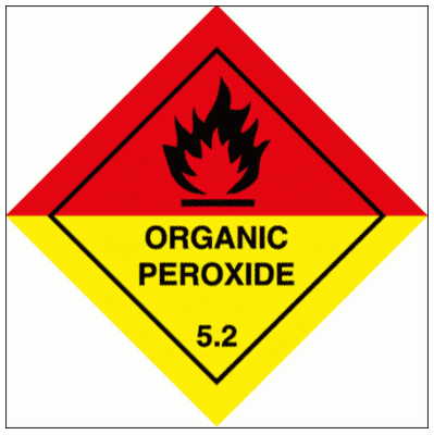Hazardous Substance Diamond - Organic Peroxide Class 5.2 (2275)