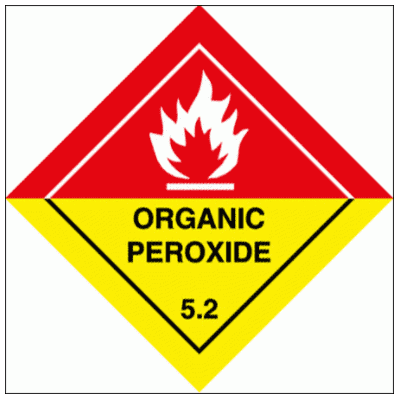 Hazardous Substance Diamond - Organic Peroxide Class 5.2 (2276)