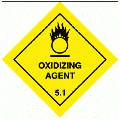 Hazardous Substance Diamond - Oxidising Agent Class 5.1 (2213)