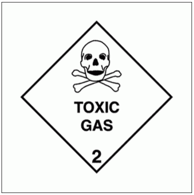 Hazardous Substance Diamond -  Toxic Gas Class 2 (2209)