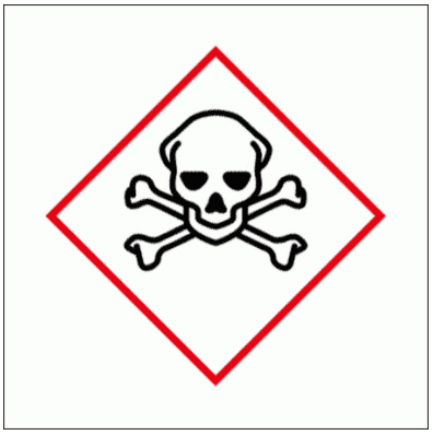 Toxic Symbol Hazardous Substance Diamond - 2284| The Sign Maker