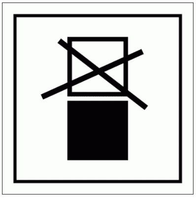 Hazardous Substance Sign - IBC's Not Capable Of Being Stacked (2292)