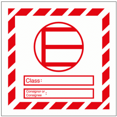 Hazardous Substance Sign - Red Excepted Quantities Mark (2290)