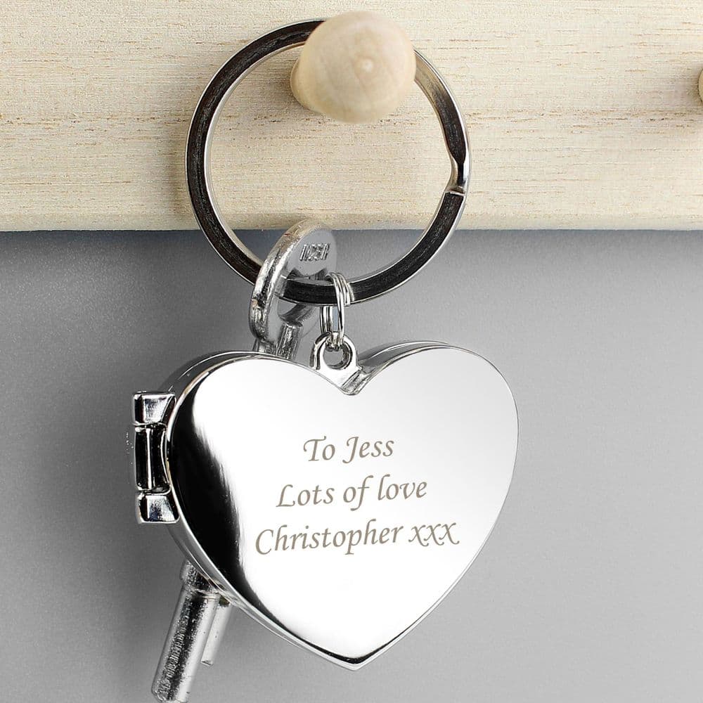 Heart Locket Keyring