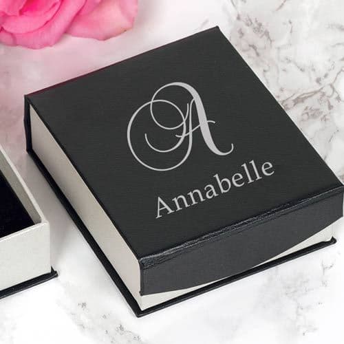 Heart Necklace - Initialed Box