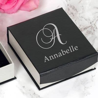Heart  Necklace - Initialed Box