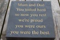 Heavy Slate Signs  -  50mm Thick | The Sign Maker Shop