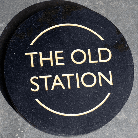 Highly Polished Black Granite Name Plate | The Sign Maker Shop
