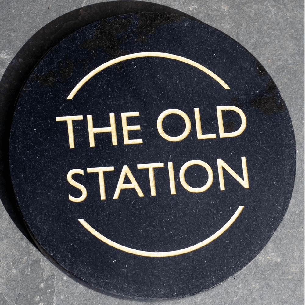 Highly Polished Black Granite Name Plate (10mm)