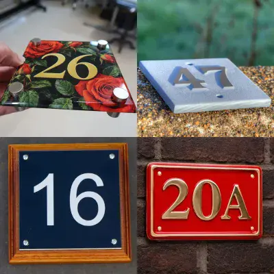 House Number Signs & House Numbers
