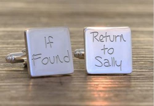 If Found Return to ... Cufflinks
