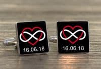 Infinity Square Cufflinks