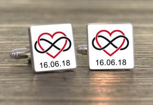 Infinity Square Cufflinks