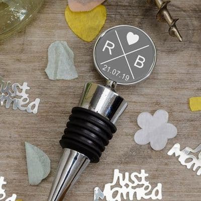 Initials & Date Bottle Stopper