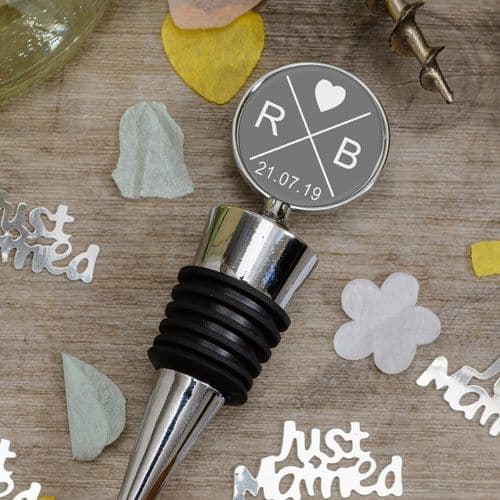 Initials & Date Bottle Stopper | The Sign Maker Shop
