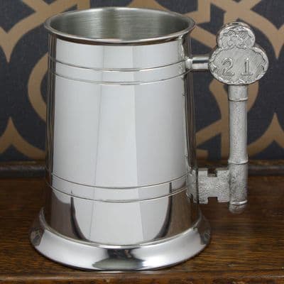 Key to the Door Pewter Tankard - 18th & 21st