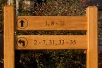 Ladder Sign With 2 Panels and Posts| The Sign Maker Shop
