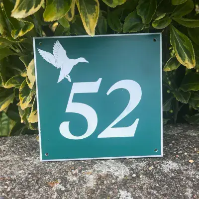 Laminate House Number Signs