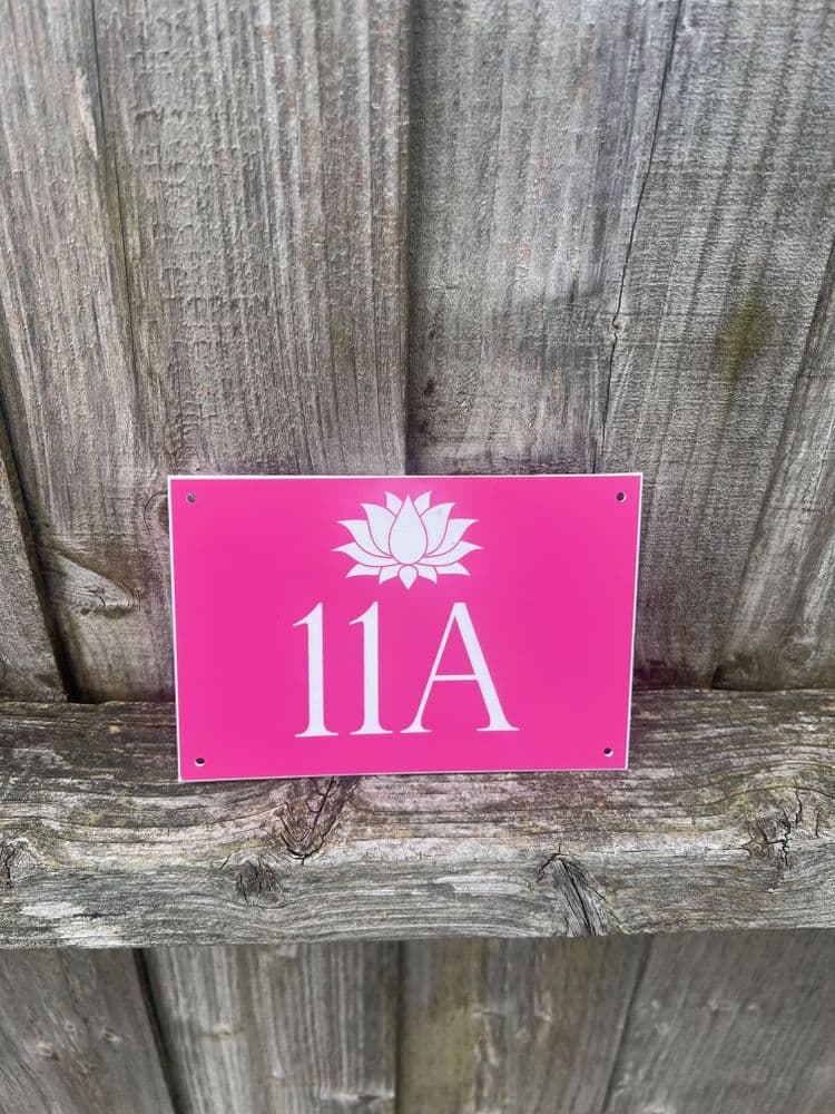 Laminate House Number Signs