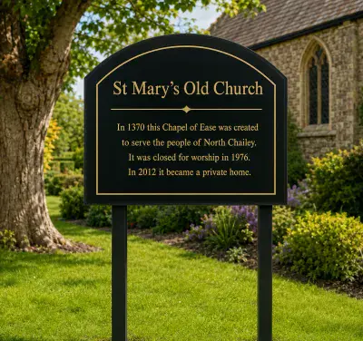 Landscape Arch Fibreglass Signs (GRP)