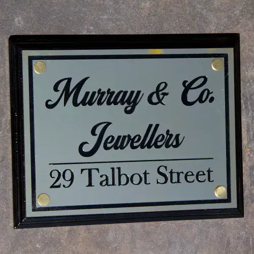 Large 1.5mm Thick Brass Sign | The Sign Maker Shop