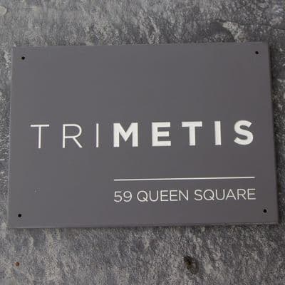 Large 12mm Corian Nameplates, Plaques and Signs