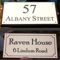Large 2mm Thick Brass Plaque | The Sign Maker Shop