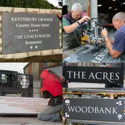 Large Slate Signs