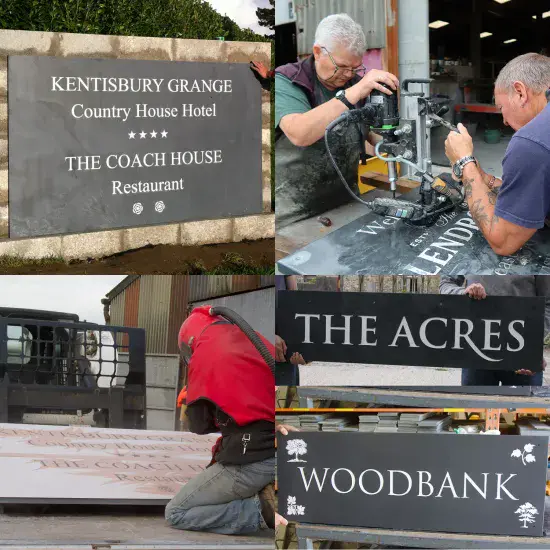 Large Slate Signs