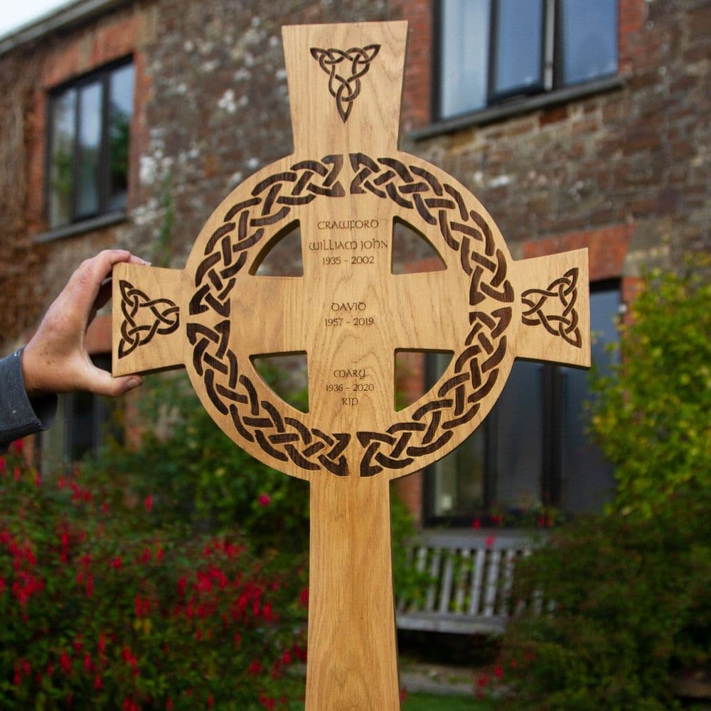 Large Wooden Celtic Cross