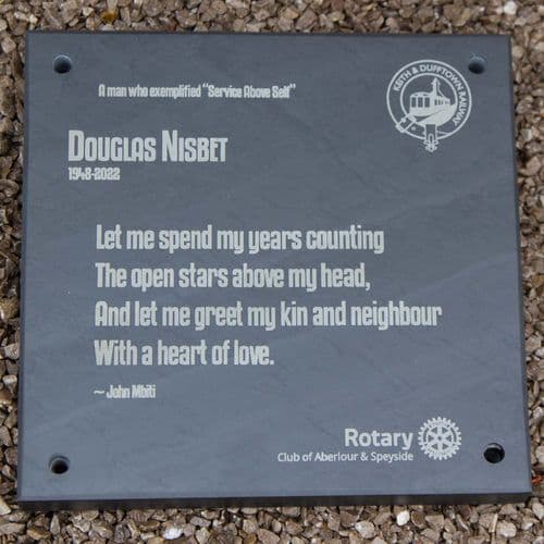 Good Value Laser Etched Slate Memorials | The Sign Maker Shop