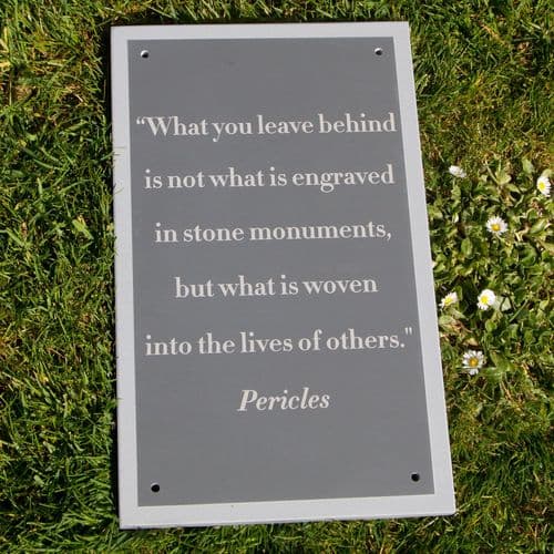 Good Value Laser Etched Slate Memorials | The Sign Maker Shop