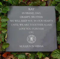 Laser Etched Slate Plaques | The Sign Maker Shop