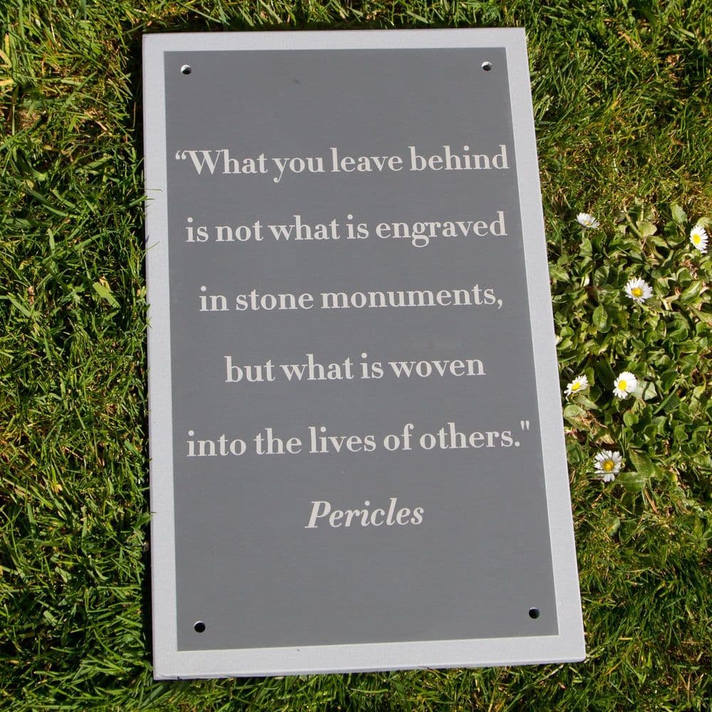 Laser Etched Slate Plaques - 12mm thick