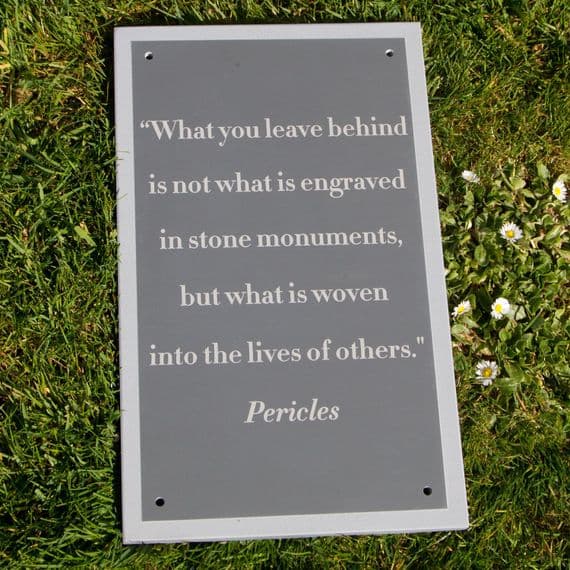 Laser Etched Slate Plaques | The Sign Maker Shop