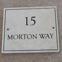 20mm Limestone House Signs and Memorials | The Sign Maker Shop
