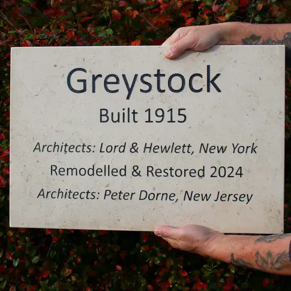20mm Limestone House Signs and Memorials | The Sign Maker Shop
