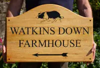 Made to Measure Iroko  Wood  Signs | The Sign Maker Shop