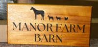 Made to Measure Iroko  Wood  Signs | The Sign Maker Shop