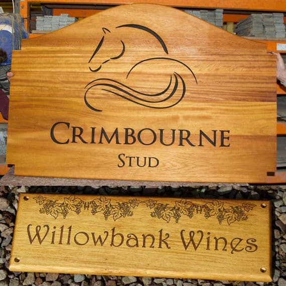 Made to Measure Iroko  Wood  Signs | The Sign Maker Shop