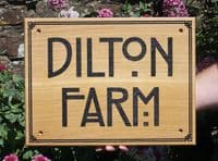 Made to Measure Oak Signs | The Sign Maker Shop