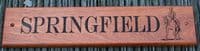 Sapele Wood House Signs | The Sign Maker Shop